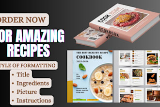 be your cookbook writer for recipe creation, design, and cookbook covers