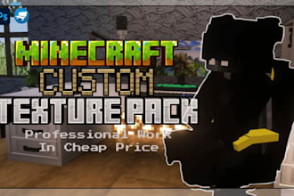 create a custom minecraft texture pack or resource pack
