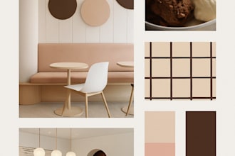 customized interior design mood board for your space