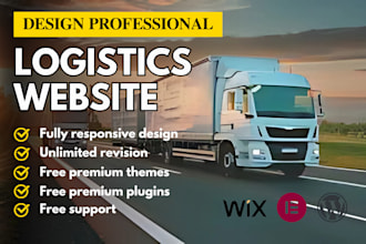 design a logistics, trucking, transport website that is SEO optimized