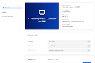 set up iptv xtreamui panel, reseller website, xui one panel, whmcs and automate