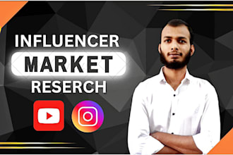research top instagram, youtube influencers for your niche