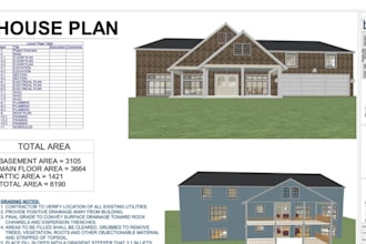 do construction plan, city permits mep foundations structural drawing in autocad
