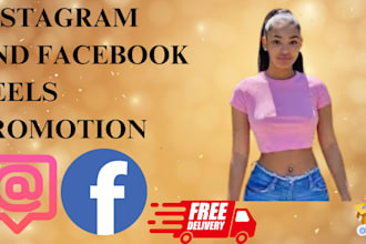 promote facebook reels instagram reels to targeted audience and 10million views