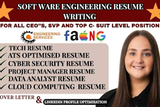 write software engineering resume, IT developer tech resumes federal resume