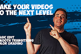 edit your videos with smooth transitions and color grading
