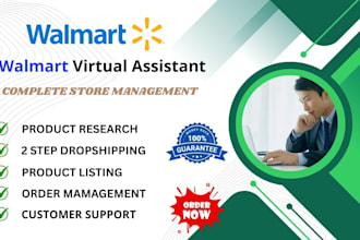 be your walmart virtual assistant 2 step dropshipping