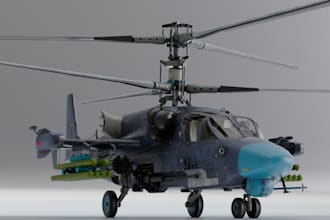 fantasy industrial research and design,helicopter,3d model blender,vehicle,rig3d