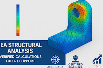 do fea structural strength analysis with professional engineering calculation