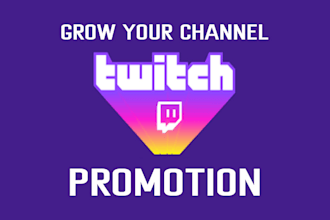 organically promote and grow your twitch channel to get more targeted audience