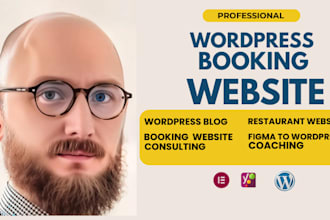 build wordpress booking and set up acuity scheduling square, calendly and vagaro