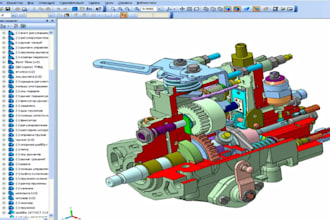 do 3d cad modeling, solidworks, cad design, autocade, cadcam, cnc design