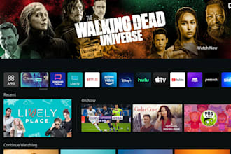 develop smart tv app, samsung tizen, roku channel, android tv, webos, firetv app
