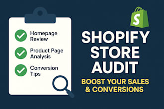 audit your shopify store to increase sales and conversions