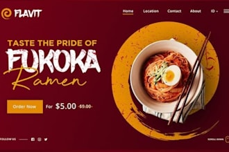 design food truck restaurant website food truck website