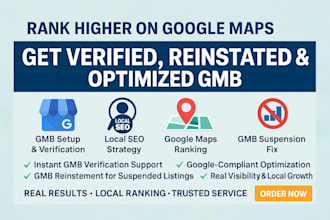 setup, reinstate suspended google my business profile, gmb profile verification