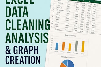 clean and analyze excel data with charts and graphs