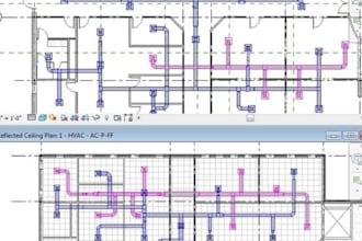hvac plumbing mep drainage electrical design via revit autocad as built drawing