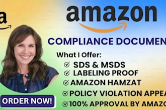 create amazon sds msds and hazmat compliance documents for fba fix sds rejection