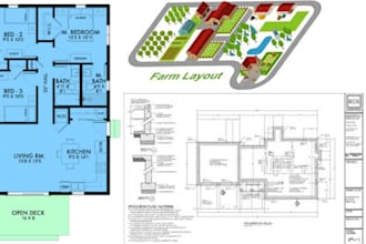 2d floor plan, framing, foundation plans, fire sprinkler design, house plan