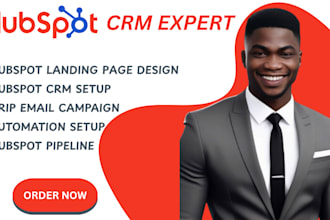 setup your quality hubspot CRM expert hubspot website hubspot VA