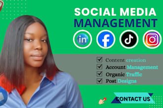 manage and grow your brand as a social media marketing manager  content creator
