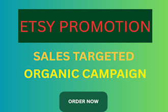 run etsy promotion campaigns to increase your shops sales