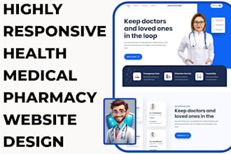 design responsive healthcare website medical website pharmacy website design