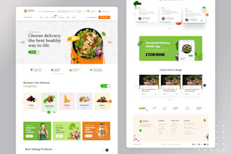 design profitable burger shopify pizza store grocery website restaurant store