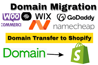 migrate transfer your domain from any hosting to shopify in 4 hours