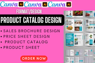 do product catalog design catalogue sell sheet price sheet sale brochure magazin