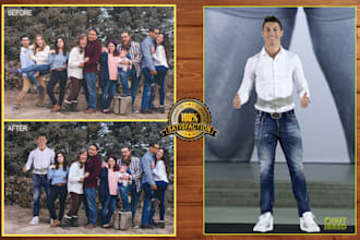remove or add person, object, and background using photoshop
