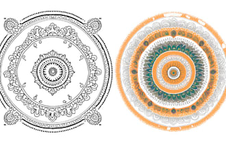 design custom mandala coloring pages for stress relief