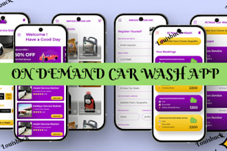 develop on demand carwash website carwash app handyman app booking app on demand