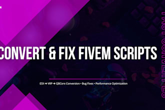 convert your fivem scripts between esx, vrp, and qbcore