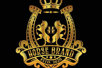 design luxury heraldic coat of arms family crest logo for your brand