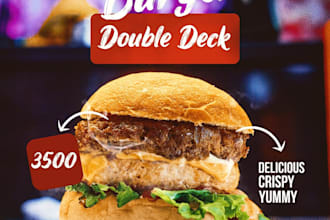 design eye catching restaurant, event, business flyers for instant promotion