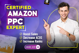setup manage and optimize amazon PPC campaigns sponsored ads