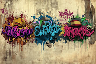 create graffiti logo, tag and word art for your brand or business