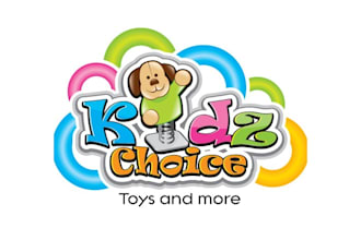 design amusements kidz toy choice logo
