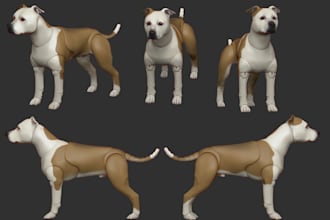 sculpt 3d articulated model flexi toy, 3d bjd doll for  3d printing