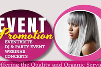 manage and promote your eventbrite design cover or banner