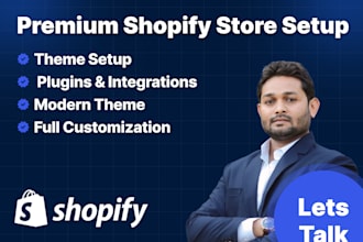 do custom shopify theme development, store design