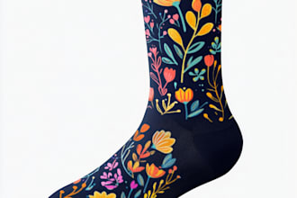 design custom and unique socks design