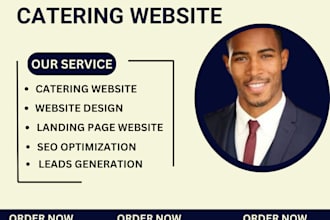 create catering website restaurant website