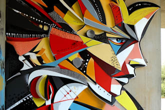 create custom graffiti art designs murals and wall arts
