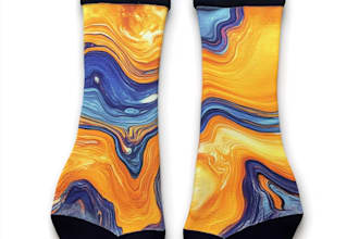 design custom and unique socks design