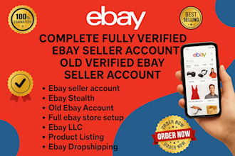 do ebay account creation, old ebay, ebay listing, ebay seo, store setup