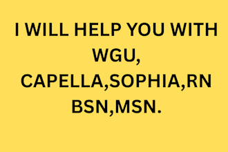 coach you through understanding your wgu and sophia