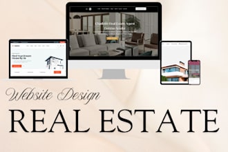 build a modern real estate website with CRM SEO mls and idx